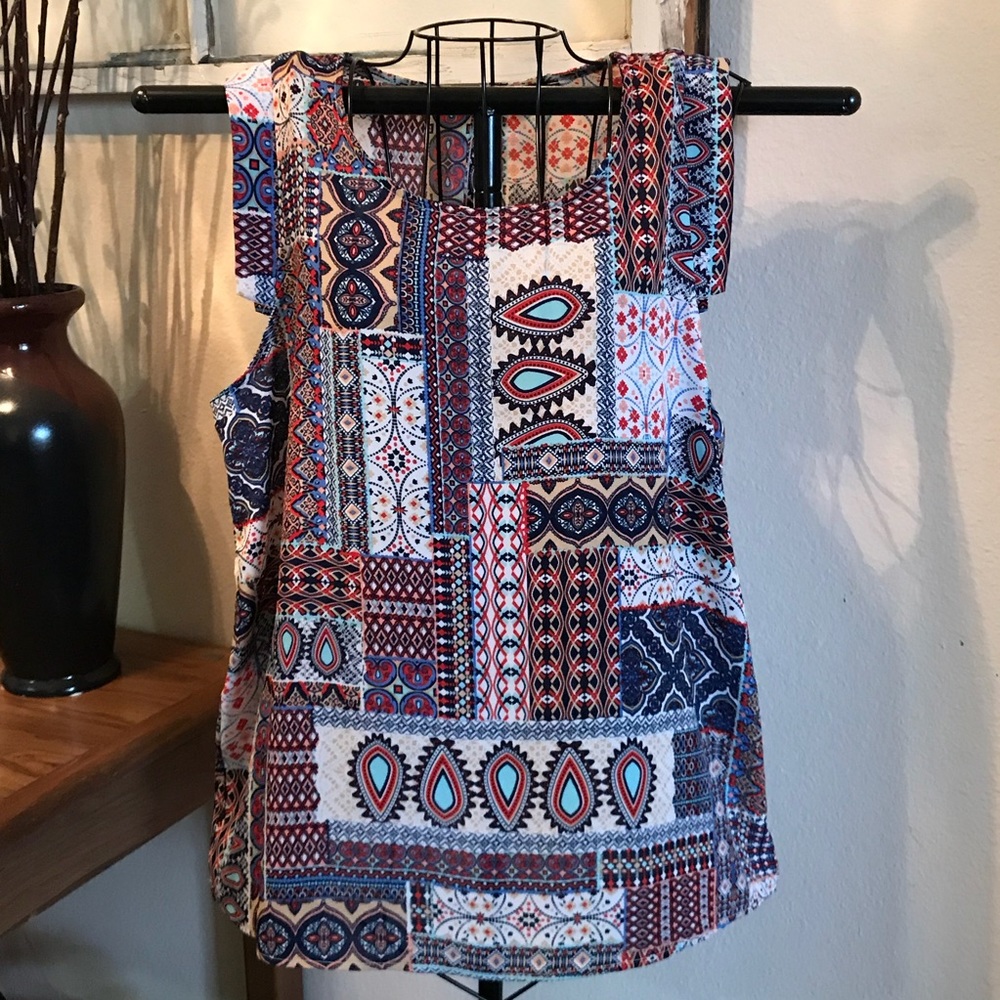 Papermoon Multicolor Short Sleeve Size L